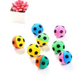 New Colorful  Small Football Latex Ball Interactive Pet Cat Toy