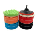 Wholesale Price 3/5 Inch 12 Pieces Car Polishing Kit Polishing Pads Car Detailing Foam Buffing Pads Set for Drill
