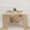 180cm 300cm 400cm Burnt Orange Blush Pink Lilac Sage Green Gauze 120 Inch Cheesecloth Table Runner