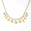 Wholesale Fashion Stainless Steel 18K Gold Plated Summer Fish DIY Pendants and Charms for Necklace Bracelet Jewelry Making