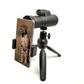10-30X42 Zoom Monocular Optical Glass Bak 4 Prism HD High Power Low Light Vision for Adults with Tripod & Phone Holder