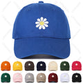 Spring Summer 2025 Women Floral Baseball Cap Romantic Daisy Embroidery Fancy Casual Hat Sports Running Cycling Travel Beach Sun