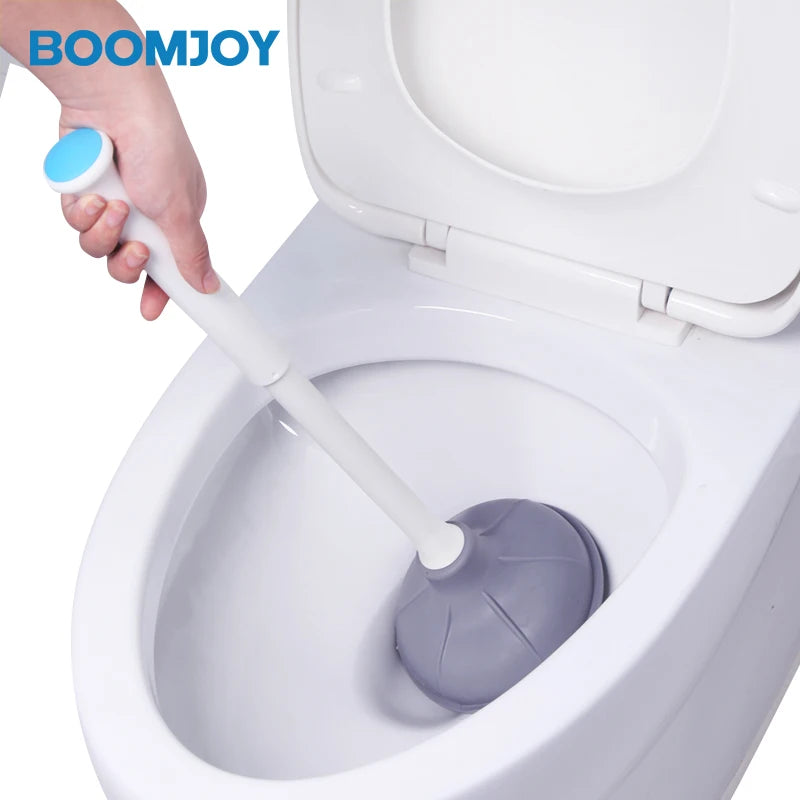 50cm Length New Design Rubber Silicone Round Stand Base Plastic Toilet Plunger