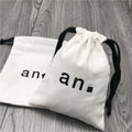 8*10cm Beige Cotton Canvas Drawstring Pouch Gift Jewelry Packaging Bags