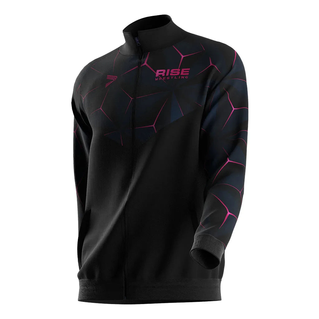 Custom Logo Sublimation Sports New Design Wrestling Sweatshirt Zipper Jacket Men Sport Jackets