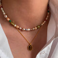 Original Design Selected High Quality Colorful Natural Baroque Freshwater Pearls Beaded Necklace for Girls Jewelry Gifts Custom