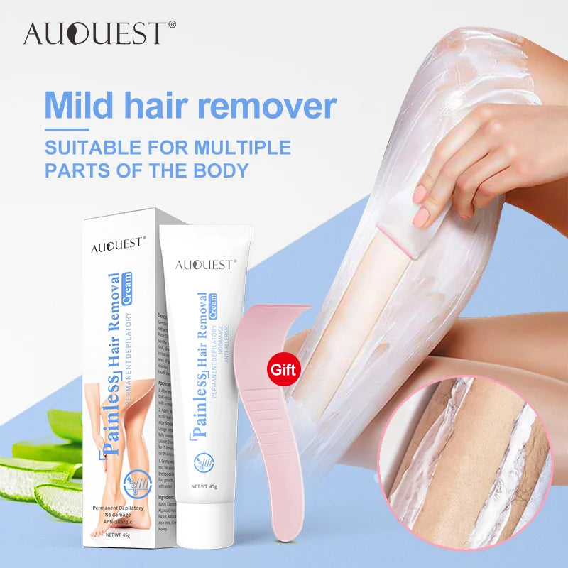 Beauty Brand Women Men Body Armpit Hair Removal Cream OEM Painless Smoothing Effect Removal Unwanted Hair Cream
