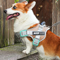 2021 Classic Simple Dog Harness Reflective Adjustable Soft Padded Vest Durable Nylon with Easy Control Handle Ribbon Decoration