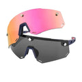 ROCKBROS Bicycle Sunglasses Magnetic Change-piece Split HD Large Frameless Lens Tr90 Frame Outdoor Cycling Glasses Sport Eyewear