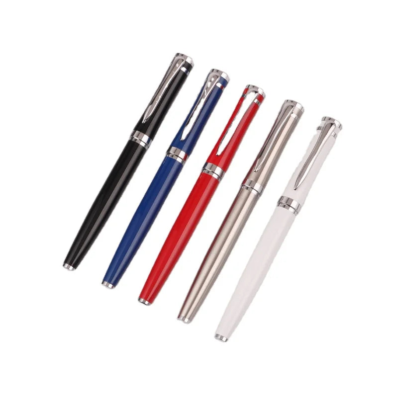 Premium Wedding Souvenirs Heavy Metal Rollerball Pen White Ink Pen Fashion Writing Pen with Custom Logo