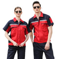 Navsegda Oem Wholesale Clothing Short Sleeve Jacket and Pant Two Pieces Suit Workshop Work Clothes