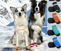 Factory Direct Winter Dog Shoes Breathable Classic Style Warm Waterproof Cloth Mesh Fleece Material Animal Foot Cover for Pets