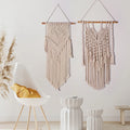 Cotton Rope Cord Woven Tapestry Decorative Wall Art for Living Room Home Decorations