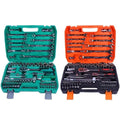 82pcs High-End Professional Mechanic Tool Set 1/2\" 1/4\" 3/8\" Drive Standard Sockets Ratchet Wrench Torque Kits OEM Hard Case
