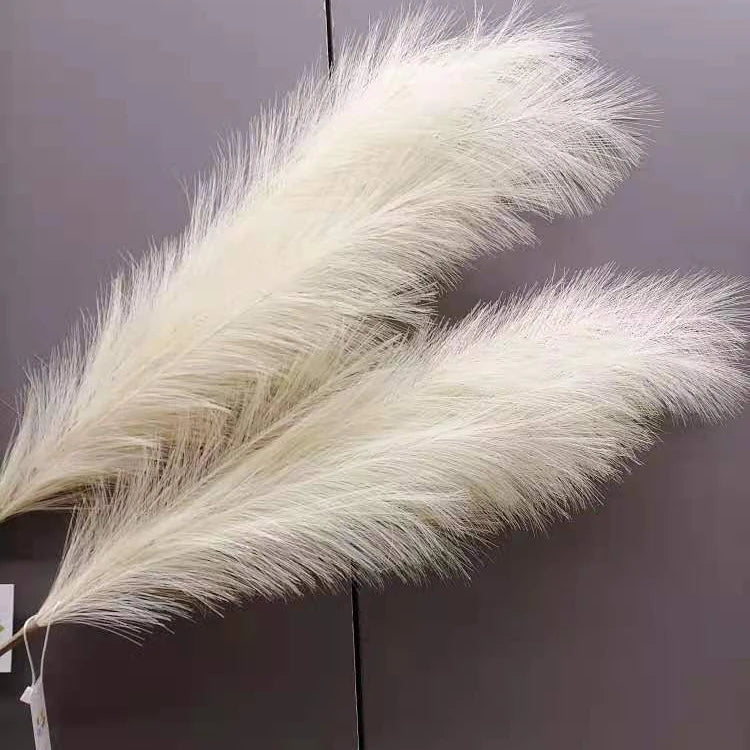 S02293 Hot Sale Decorative Flowers Artificial Home Decoration Artificial Pampas Grass Faux Pampas Grass White Pampas Grass Decor