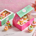 Holiday Custom Cracker Match Rectangle Food Grade Candy Box Matt Lamination Clear Lid Anti-Humidity Anti-Grease Embossing Sushi