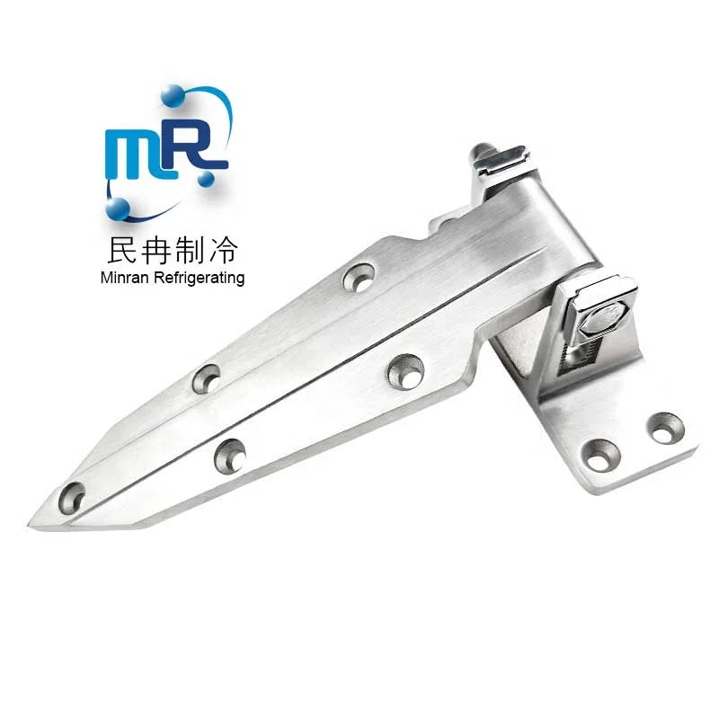 Industrial High Strength Rustproof 316 Stainless Steel Adjustable 180 Degrees Opening Cold Room Door Hinge Model 1460