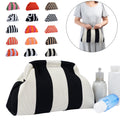 Summer Woven Crochet Zipper Closure Women Beach Clutch Handbags Dumpling Ruched Cloud Purse Casual Colorblock Cosmetic Bag