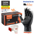 ANBOSON Barbecue Grilling Cooking Black Disposable Nitrile Cotton Bbq Gloves Heat Resistant