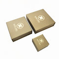 Wholesale Square Jewelry Gift Boxes Cardboard Paper with UV Coating Matt Lamination Embossing for Earrings and Bracelets