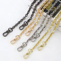 Meetee BF476 60-120cm O Ring Bag Chain Handbag Shoulder Strap Alloy Chain Purse Crossbody Replacement Handle Belt Bag Chains