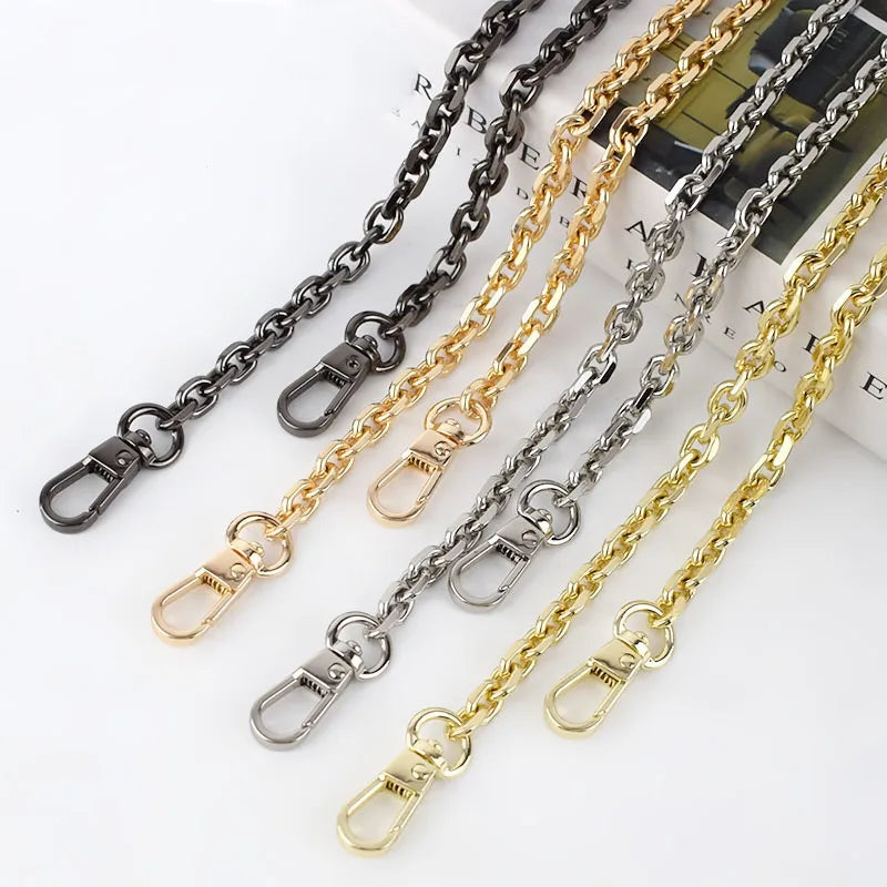 Meetee BF476 60-120cm O Ring Bag Chain Handbag Shoulder Strap Alloy Chain Purse Crossbody Replacement Handle Belt Bag Chains