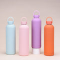 1L Large Capacity Stainless Steel Vacuum Flask for Camping Portable Handle Sports Water Bottle Double-Layer Travel Drink Bottle