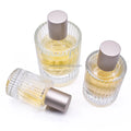 Vertical Stripes Glass Perfume Spray Bottle 30ml 50ml 100ml Perfume Toner and Aromatherapy Bottle