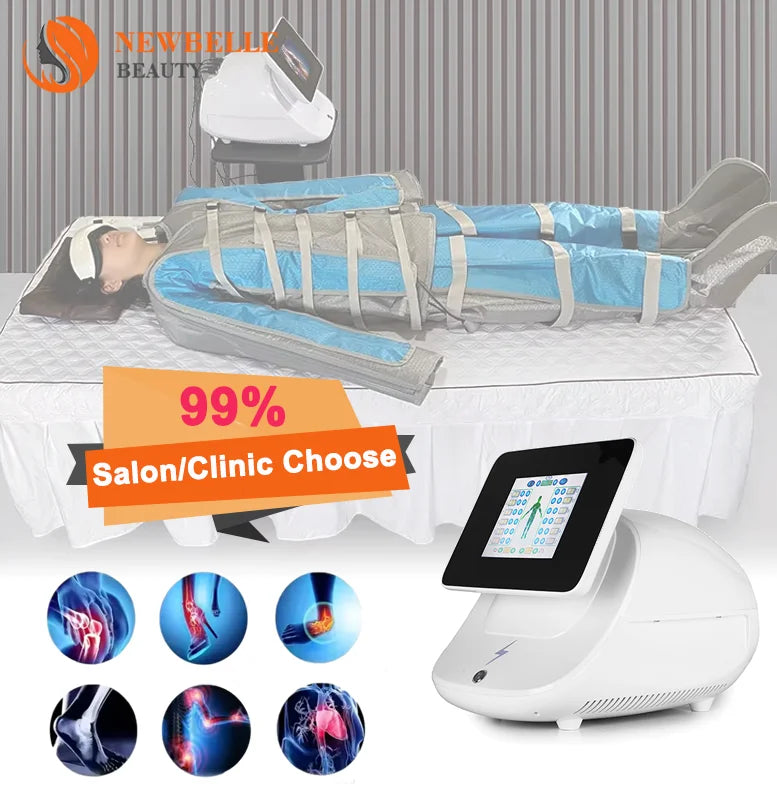 extra Large Size Pressotherapie Infrarouge Appareil Pantalon Spare Parts Medical Presoterapia 24 Channels Pressotherapy Machine