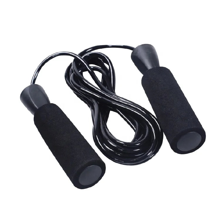 NEW  PVC Cord and Foam Handles Designed Rope Gym Speed Fitness Weighted Jump Rope