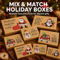 3 Sizes Christmas Kraft Paper Gift Wrapping Folder Boxes for Clothes Sweaters Coats-Recyclable Holiday Favors