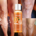 Orange Body Lotion with Gentle Exfoliating Gel Peeling Oil and Peeling Lotion for Beauty & Personal Care