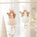 Cross-Border New Design Christmas Decorations Cute Ins Style Angel Girl Doll Pendant for Christmas Tree