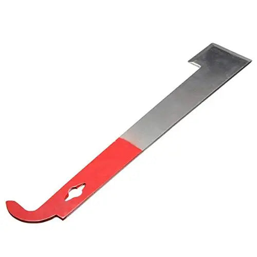New Stainless Steel J Hook Style Hive Tool with Curved Tail Honey Scraper for Beekeepers for Working with Beehive