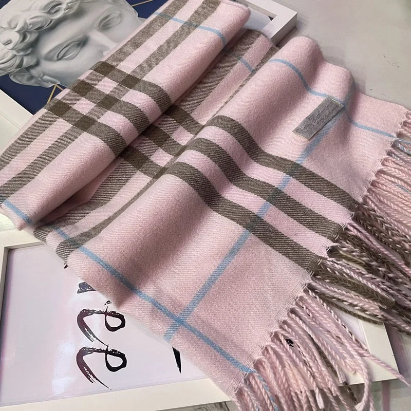 Winter Warm Cashmere Fashion Ladies Shawl Outdoor Men Scarf Sofa Blanket