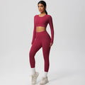 Women's Lightweight Yoga Leggings Tops Set Soft Compression Stretchy Spandex Quick Dry Breathable Active Sports Wear Small Size