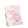 Leather Sublimation Journals for Student A4 Size Checkered Purple Butterfly Notebook