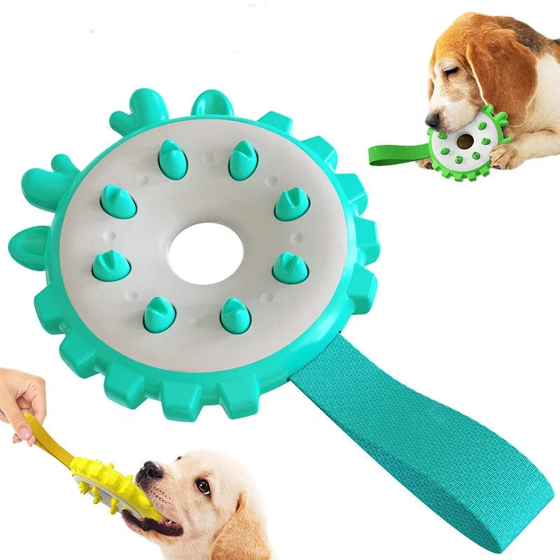 OEM Factory Interactive Eco-Friendly TPR Chew Toy Durable Flying Disc for Aggressive Chewers Modern Style Pet Dog Chew Toys