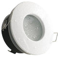 Joyinled 10 Pack Waterproof IP54 GU10 MR16 Holder Socket LED Lamp Frame Recessed Mount White Cut Out 70MM Zinc Alloy Glass Lens