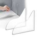 2 Pieces Acrylic Cross-Border Shower Splash Guard Bathtub Sink Guard Set for Bathrooms
