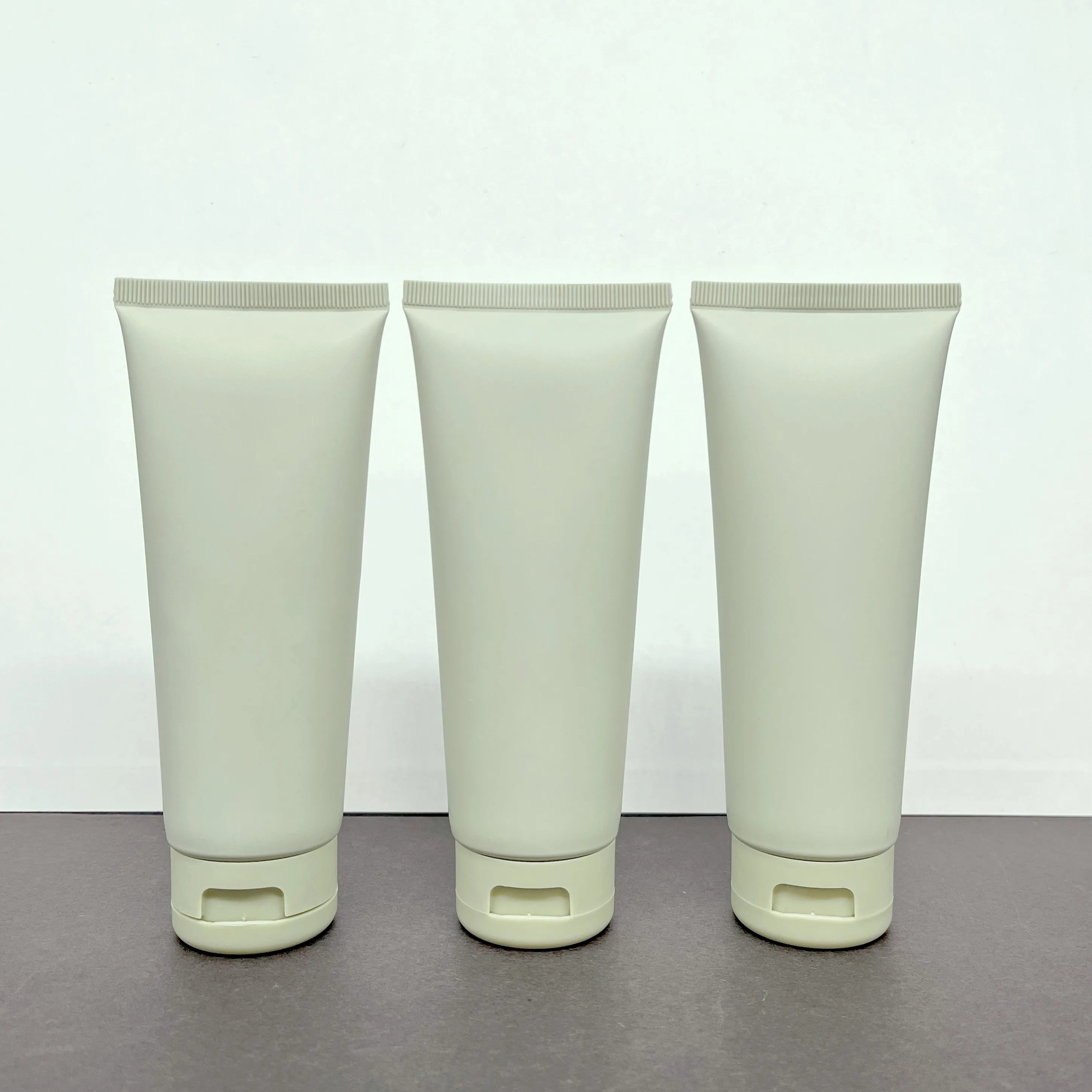 100ml Matte Green Suger Empty Facial Cleanser Toothpaste Tube Hand Soft Bottle Body Milk Plastic Tube Sunscreen Cream Packaging
