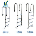 1.0 1.2mm Stainless Steel 304 316 In Ground Swimming Pool Ladder