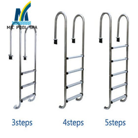 1.0 1.2mm Stainless Steel 304 316 In Ground Swimming Pool Ladder