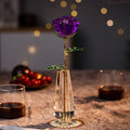 DIY Crystal Rose Wedding Favors Glass Crystal Rose Flower for Souvenirs