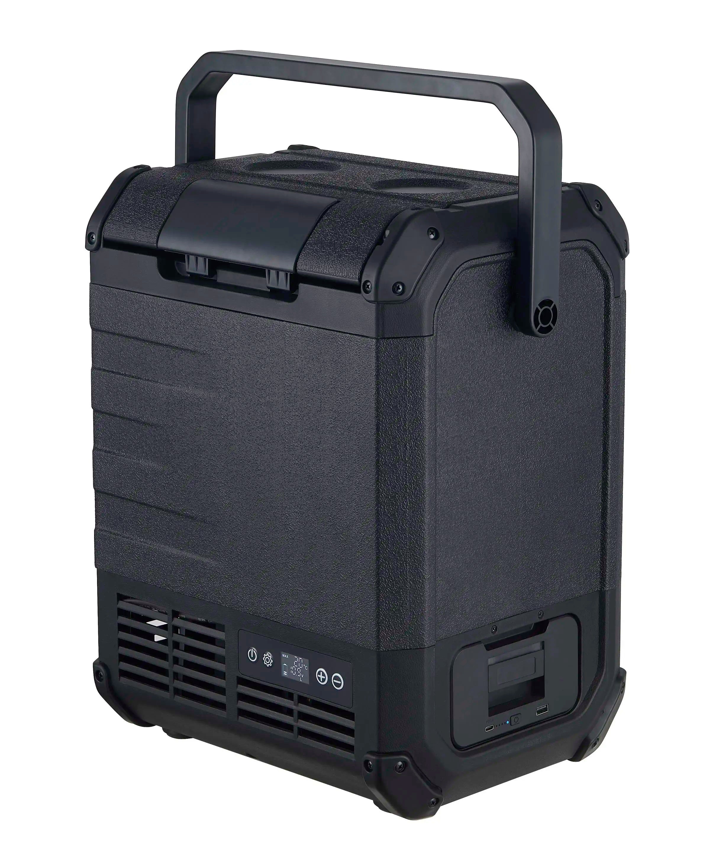 10L Portable Compressor Car Fridge - 12V/24V Battery Powered High-Efficiency Cooling for Outdoor Camping & Travel