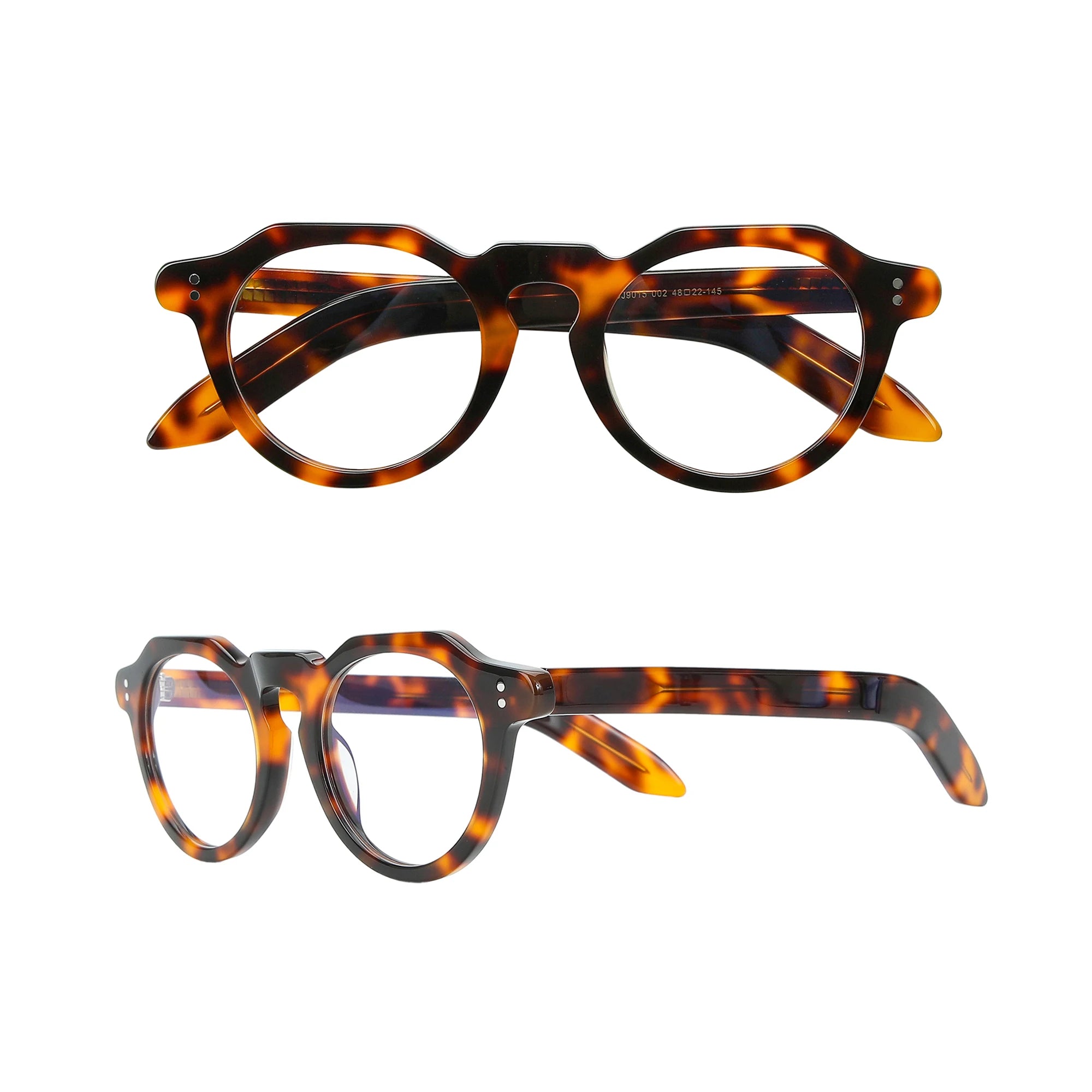 2024 China Fashionable Women's Optical Glasses with Clear Gray Acetate Frames Solid Pattern New Anti-Blue Light Eyewear