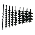 Spiral Leaf Drill for Garden Planting Ground Twist Drill Hole Tool