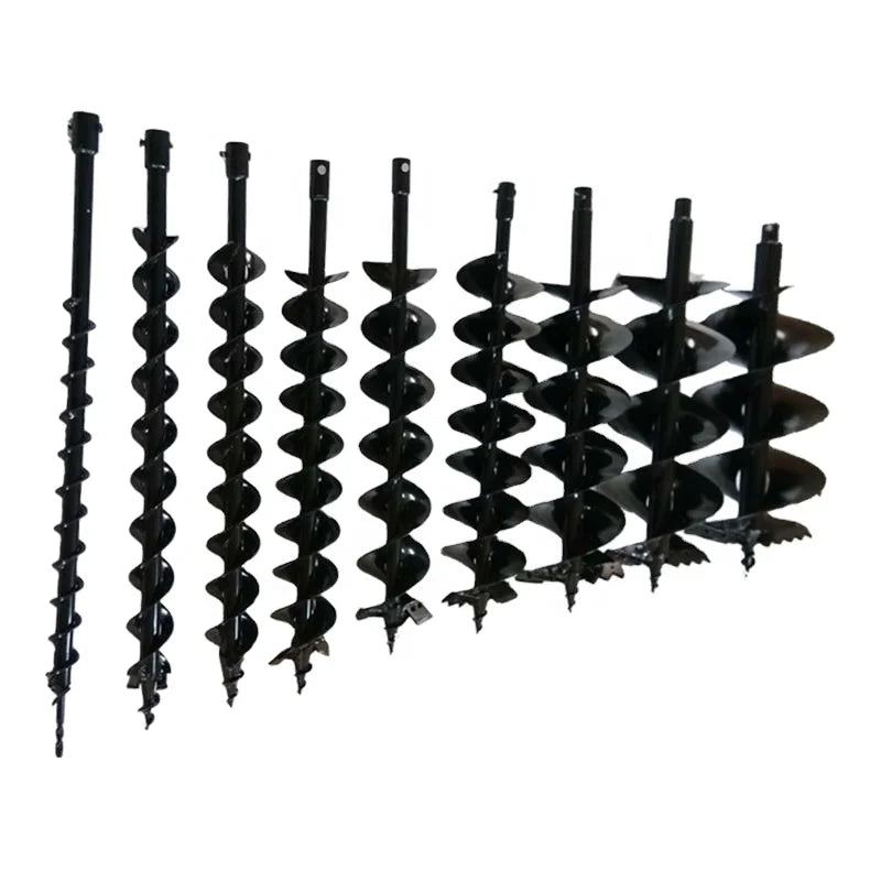 Spiral Leaf Drill for Garden Planting Ground Twist Drill Hole Tool