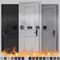 Guangdong Top Manufacturer Custom Luxury Hotel Wood Panel Doors Fire Rated Raised Panel Doors Us Ca Eu Uk Fire Rated Wood Door