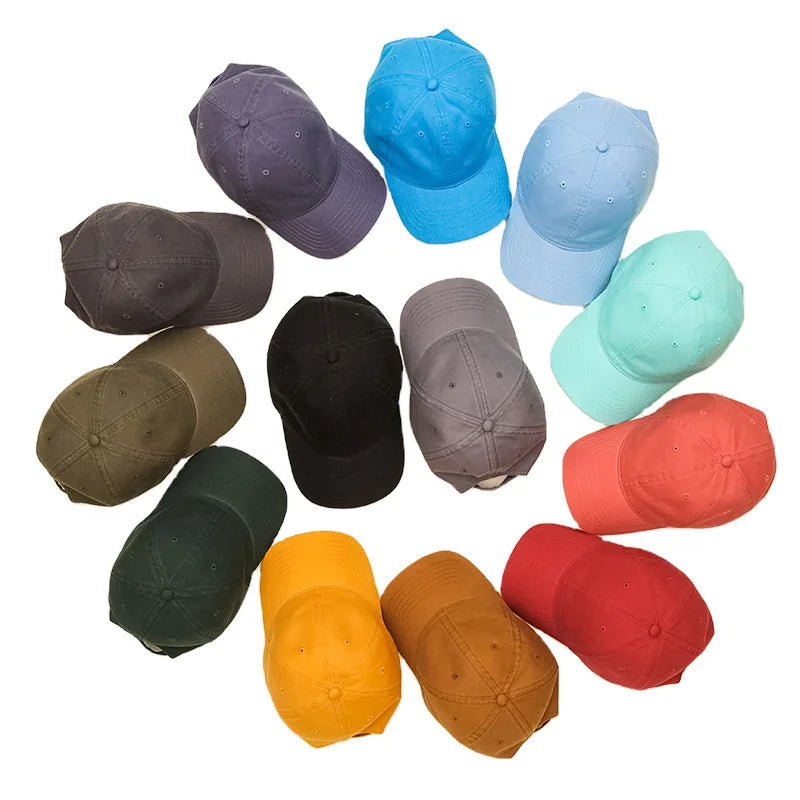 Fashion Wholesale Unisex Embroidered 6 Panel Sport Baseball Cap Custom Dad Hat